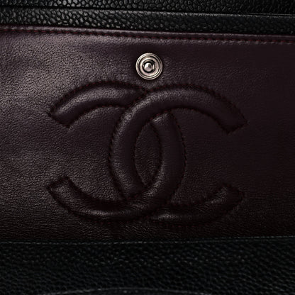 Chanel Caviar Quilted Medium Double Flap Black 8 of 12