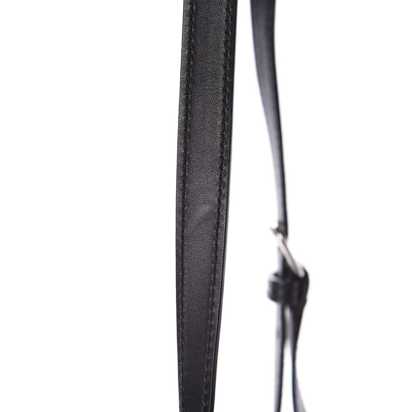 Smooth Calfskin Le Dix M Cartable Shoulder Bag Black