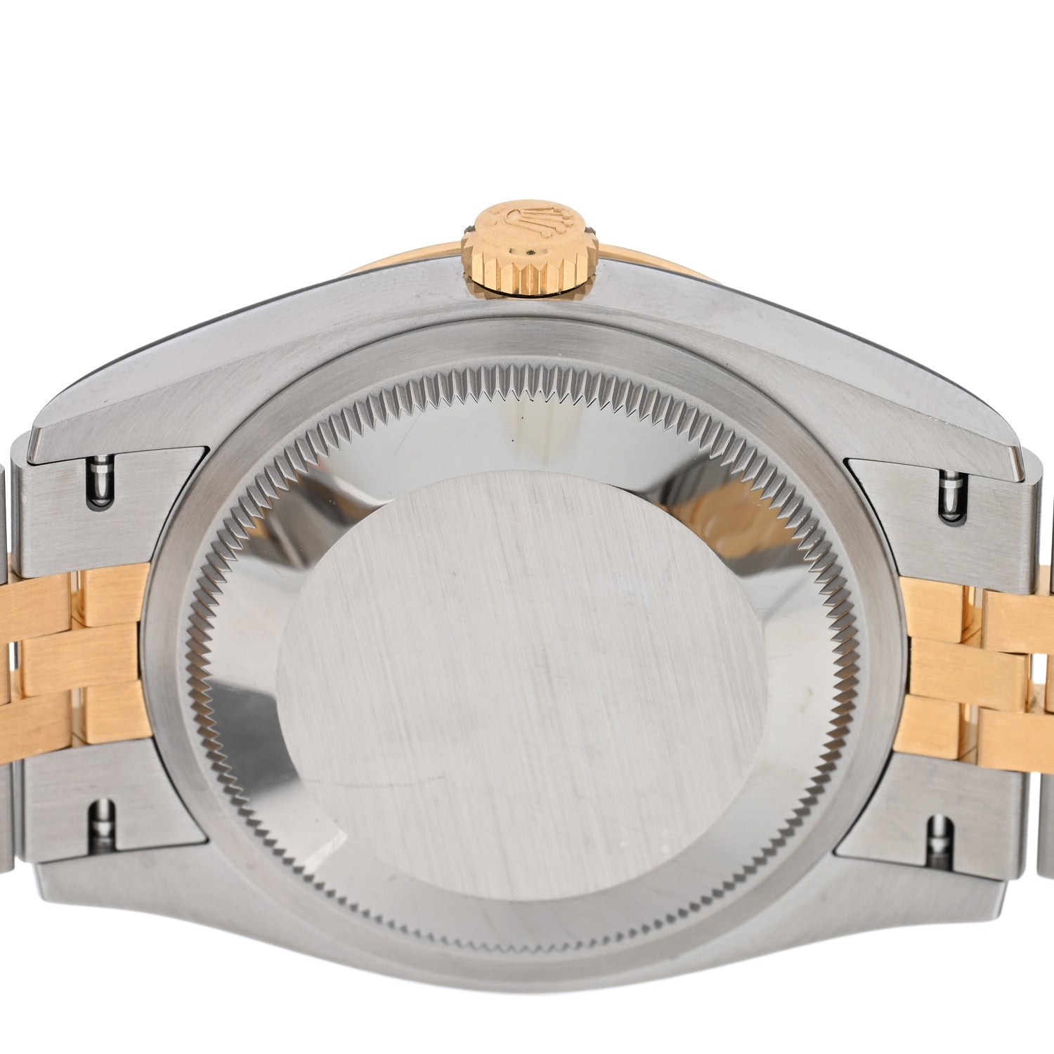 Rolex Stainless Steel 18K Yellow Gold 36mm Oyster Perpetual Datejust Watch White Roman 126233 4 of 5