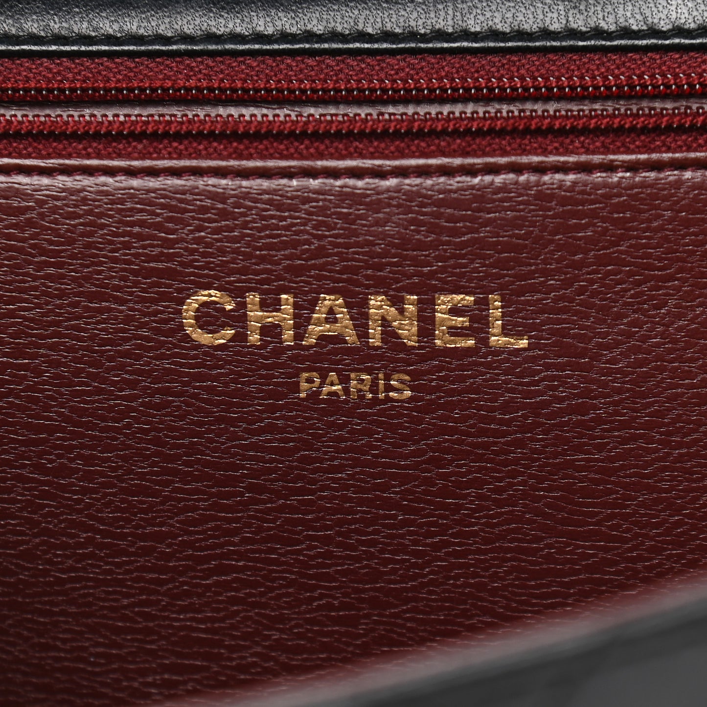 Lambskin Quilted Small Single Flap Black