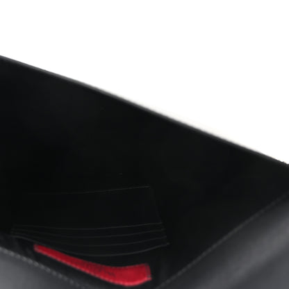 Valentino Garavani Vitello Large Rockstud Envelope Clutch Black 5 of 7