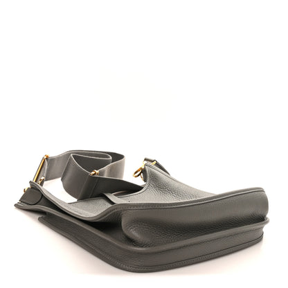 Hermes Taurillon Clemence Evelyne III PM Gris Meyer 4 of 10