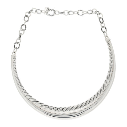 David Yurman Sterling Silver Pure Form Collar Necklace 2 of 4