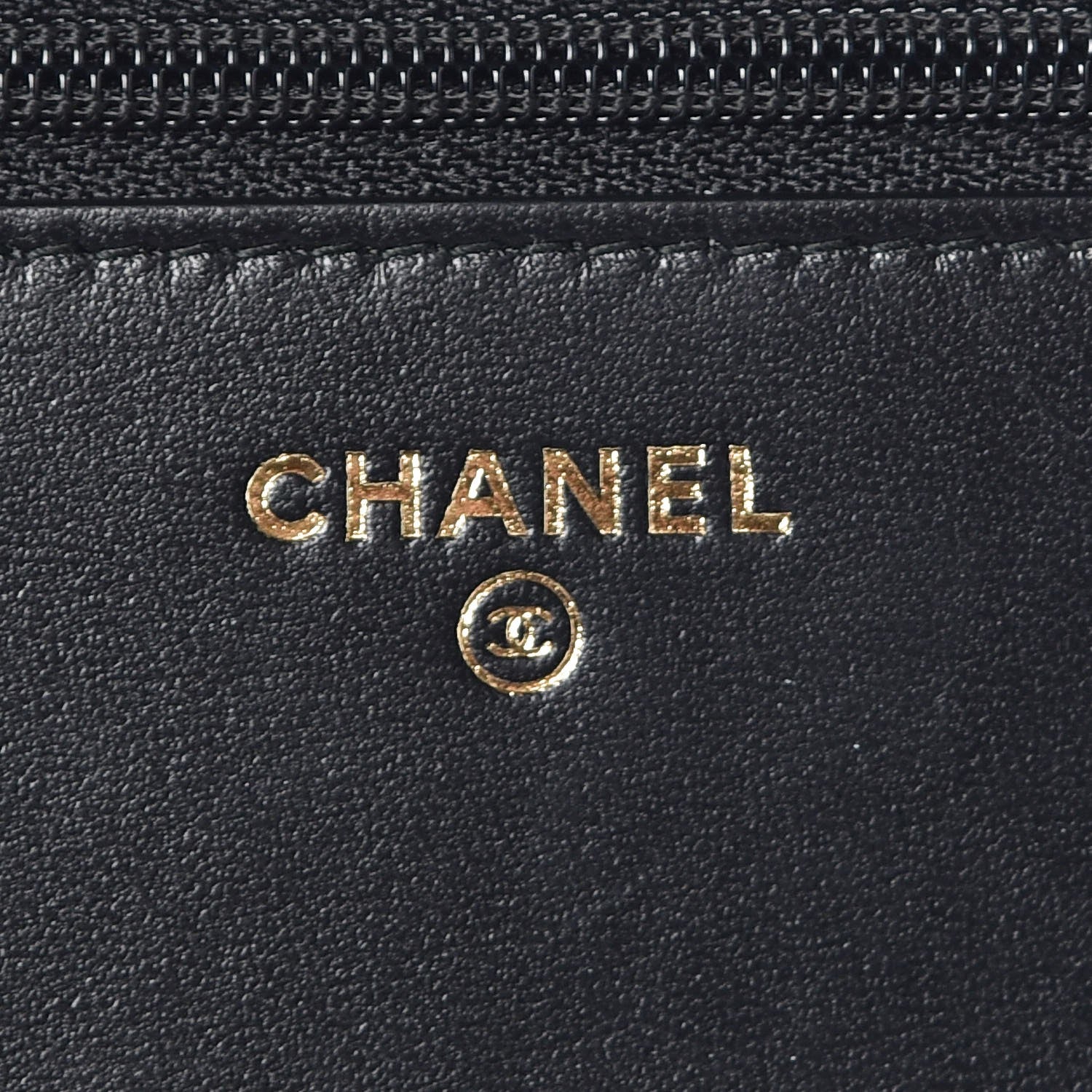 Chanel Lambskin Quilted Pearl Wallet On Chain WOC Black 6 of 9