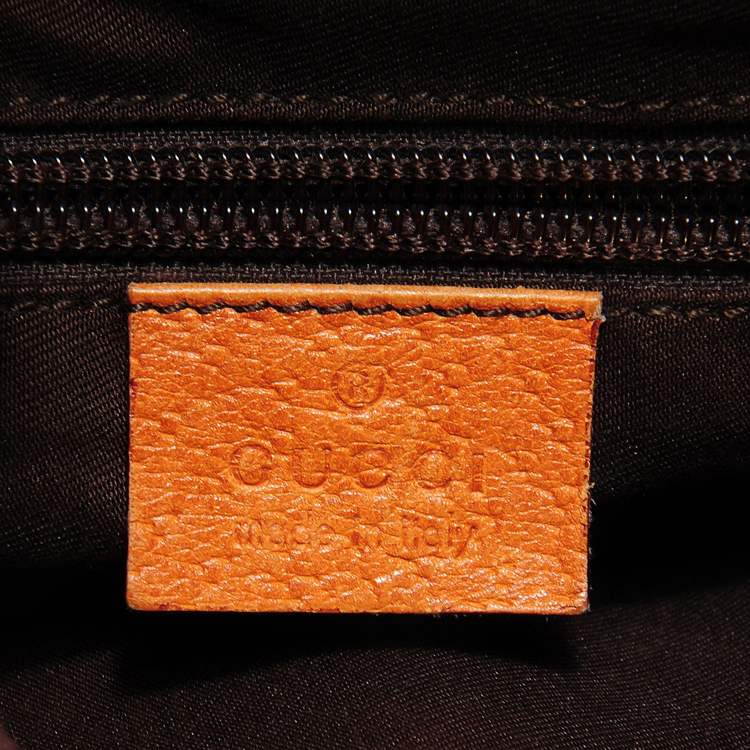 Gucci Monogram Small Abbey Convertible Tote Orange 3 of 12