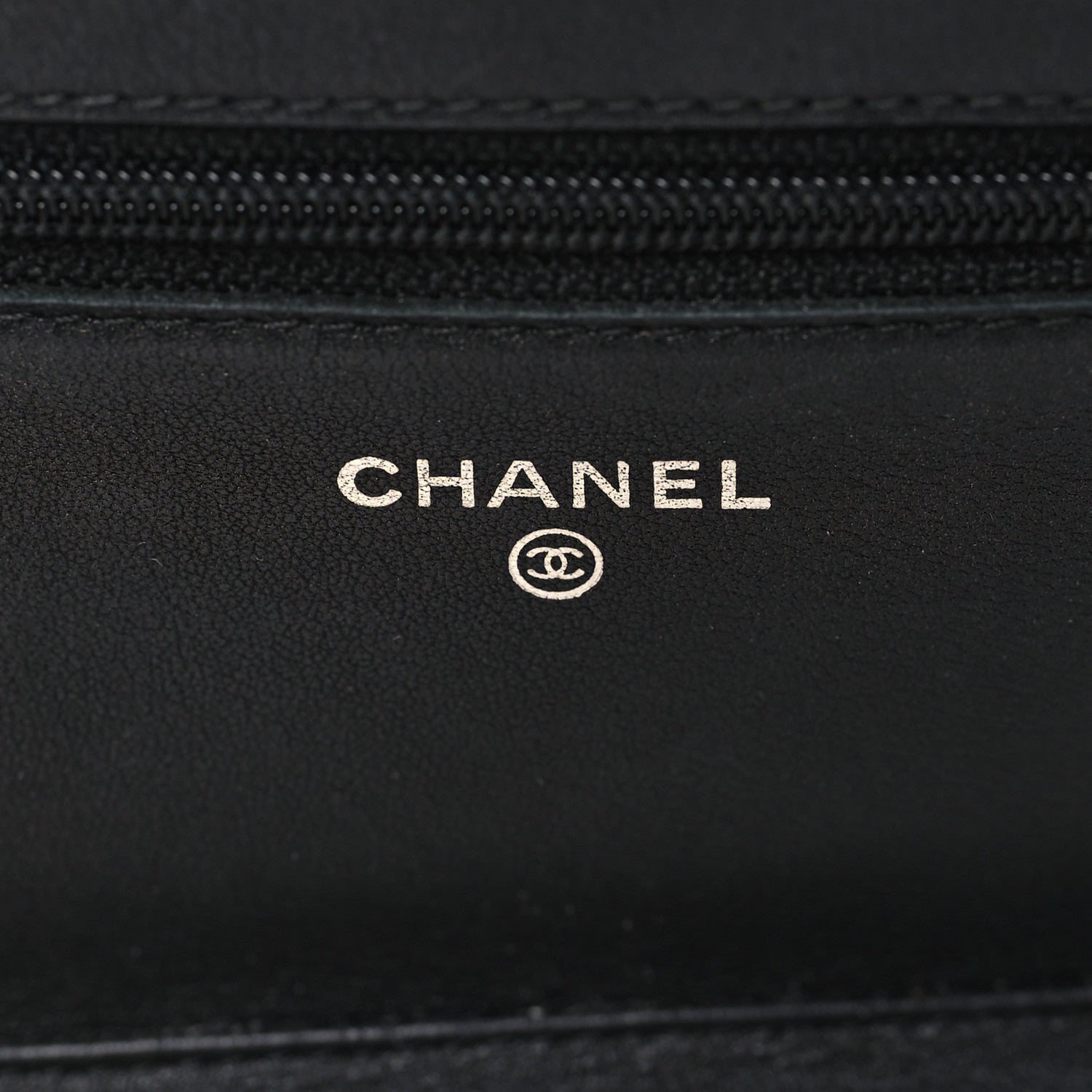 Chanel Caviar Timeless CC Wallet On Chain WOC Black 6 of 8