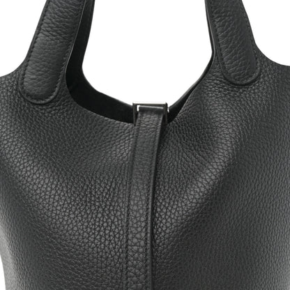 Hermes Taurillon Clemence Picotin Lock 18 PM Black 8 of 12