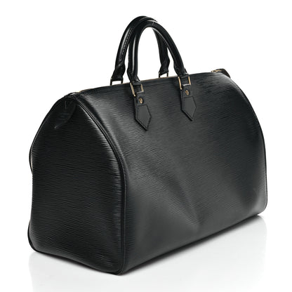 Louis Vuitton Epi Speedy 35 Black 3 of 11