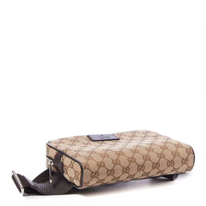Gucci Monogram Belt Bag Dark Brown 3 of 8