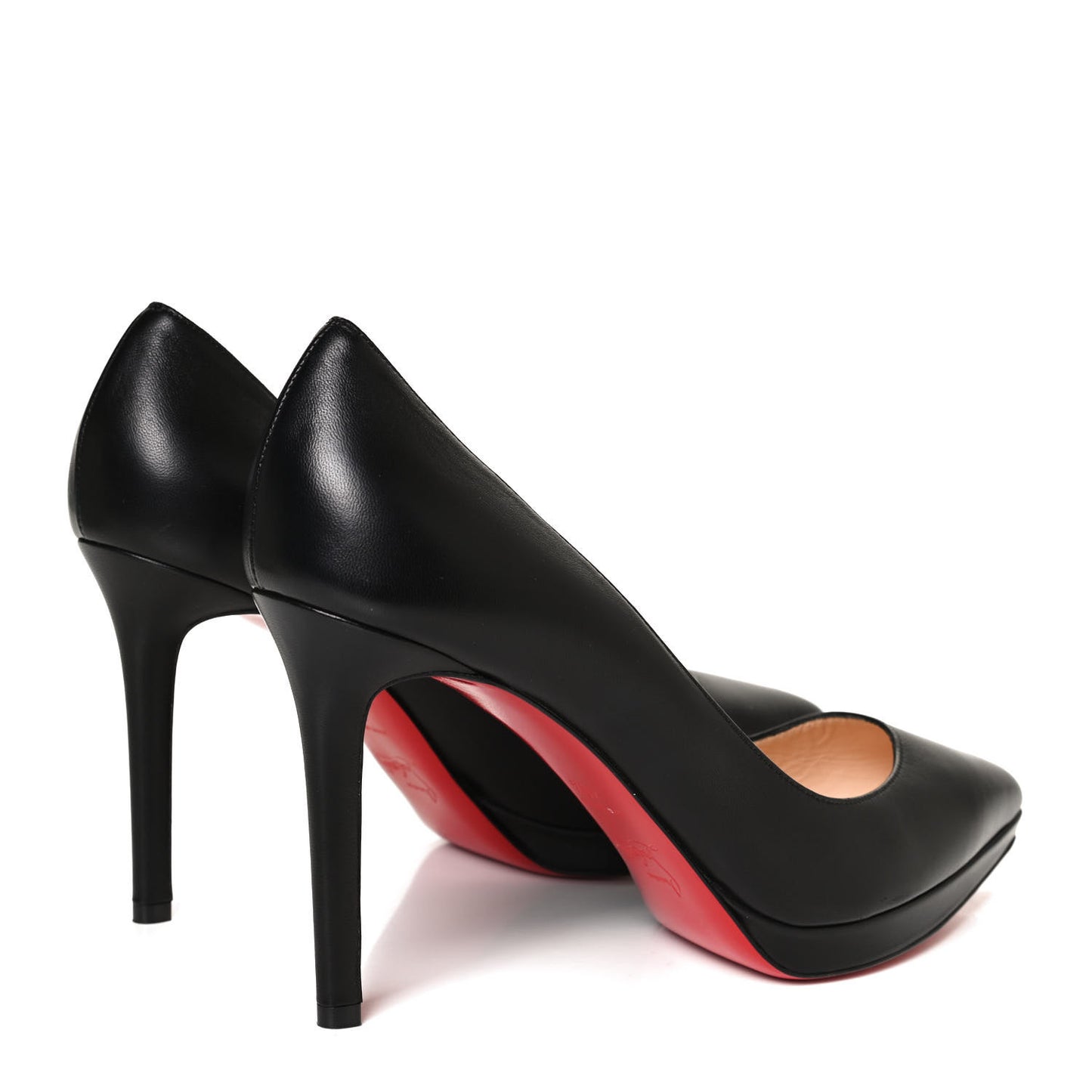 Shiny Nappa Pigalle Plato 100 Pumps 40.5 Black