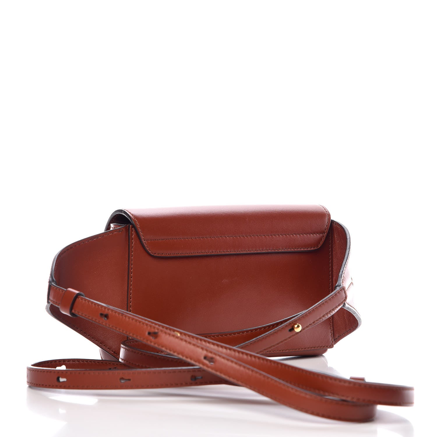Chloe Calfskin Suede C Belt Bag Sepia Brown 3 of 14