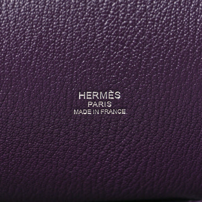 Hermes Taurillon Clemence Jypsiere 28 Raisin 6 of 10