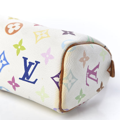 Louis Vuitton Monogram Multicolor Mini Sac HL Speedy White 6 of 7
