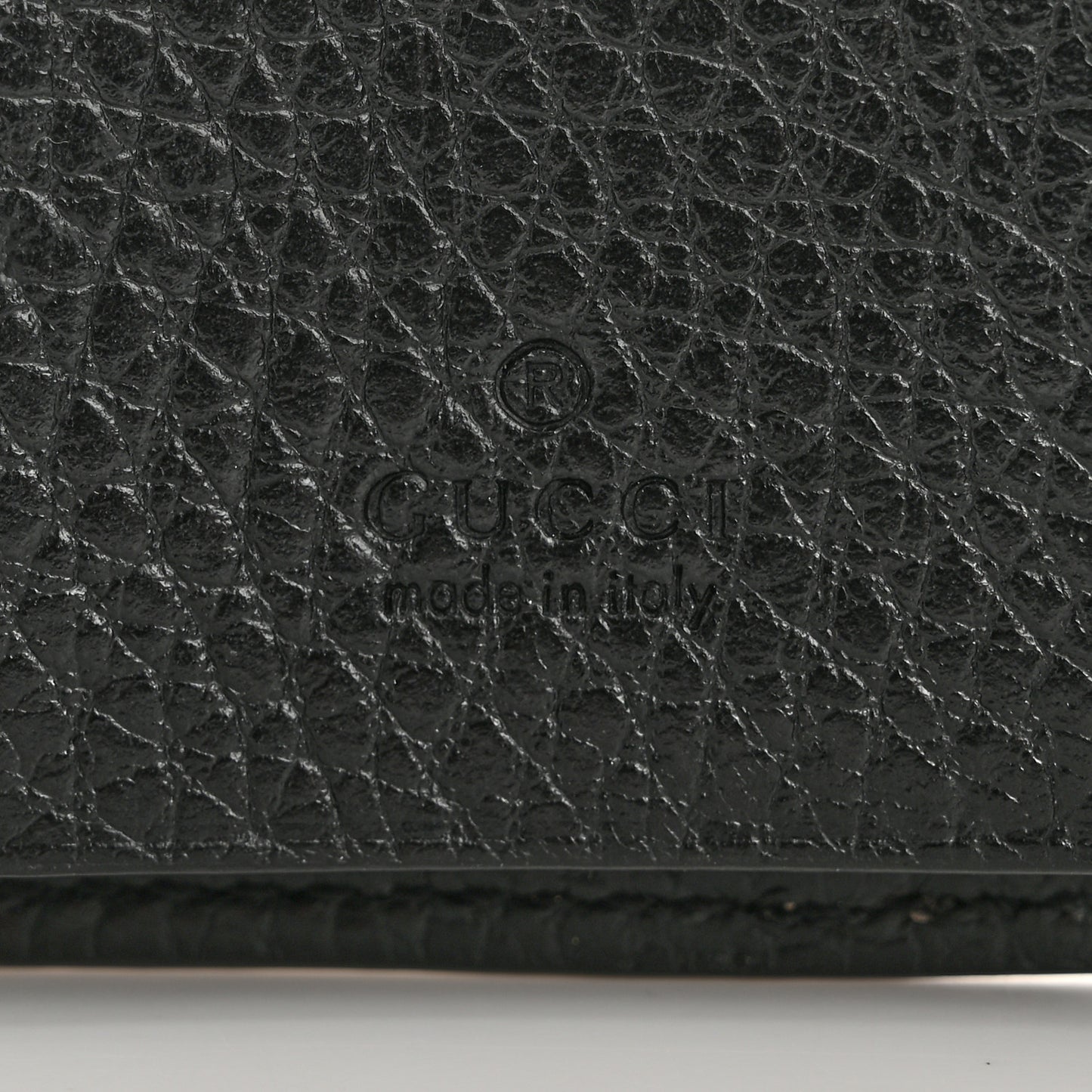 Dollar Calfskin GG Supreme Monogram GG Marmont 6 Key Holder Case Black Beige Ebony