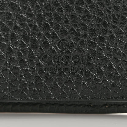 Gucci Dollar Calfskin GG Supreme Monogram GG Marmont 6 Key Holder Case Black Beige Ebony 6 of 10