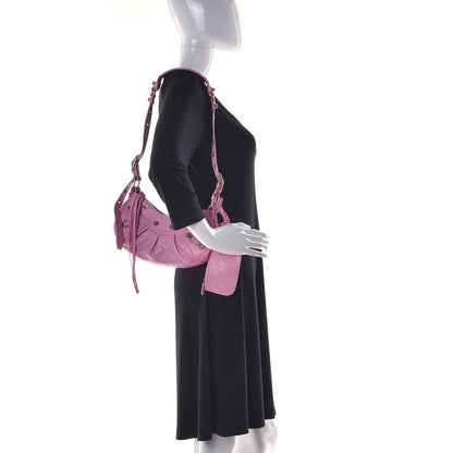 Balenciaga Agneau Arena Le Cagole Shoulder Bag XS Candy Pink 2 of 9