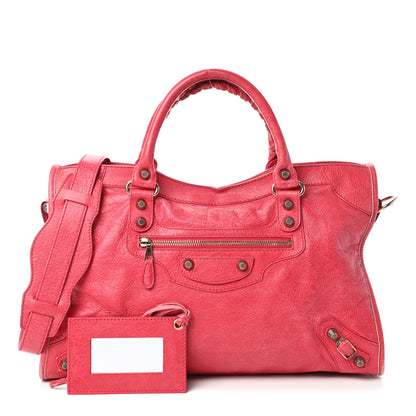 Balenciaga Agneau Giant 12 Gold Hardware City Rose Thulian 1 of 8