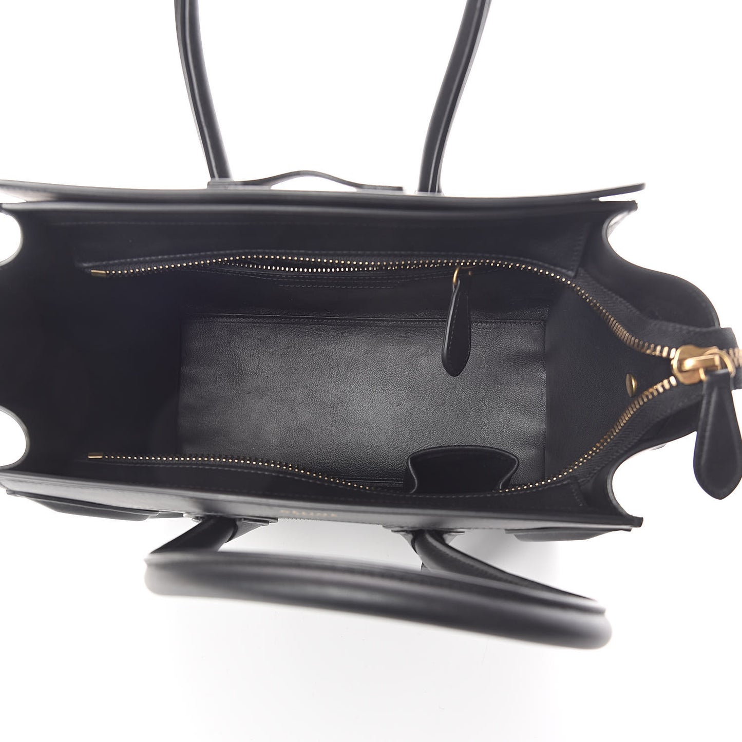 Smooth Calfskin Micro Luggage Black