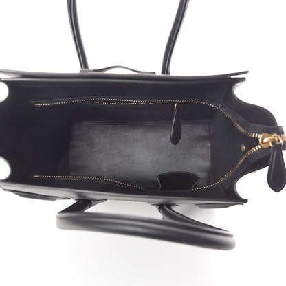 Celine Smooth Calfskin Micro Luggage Black 5 of 9