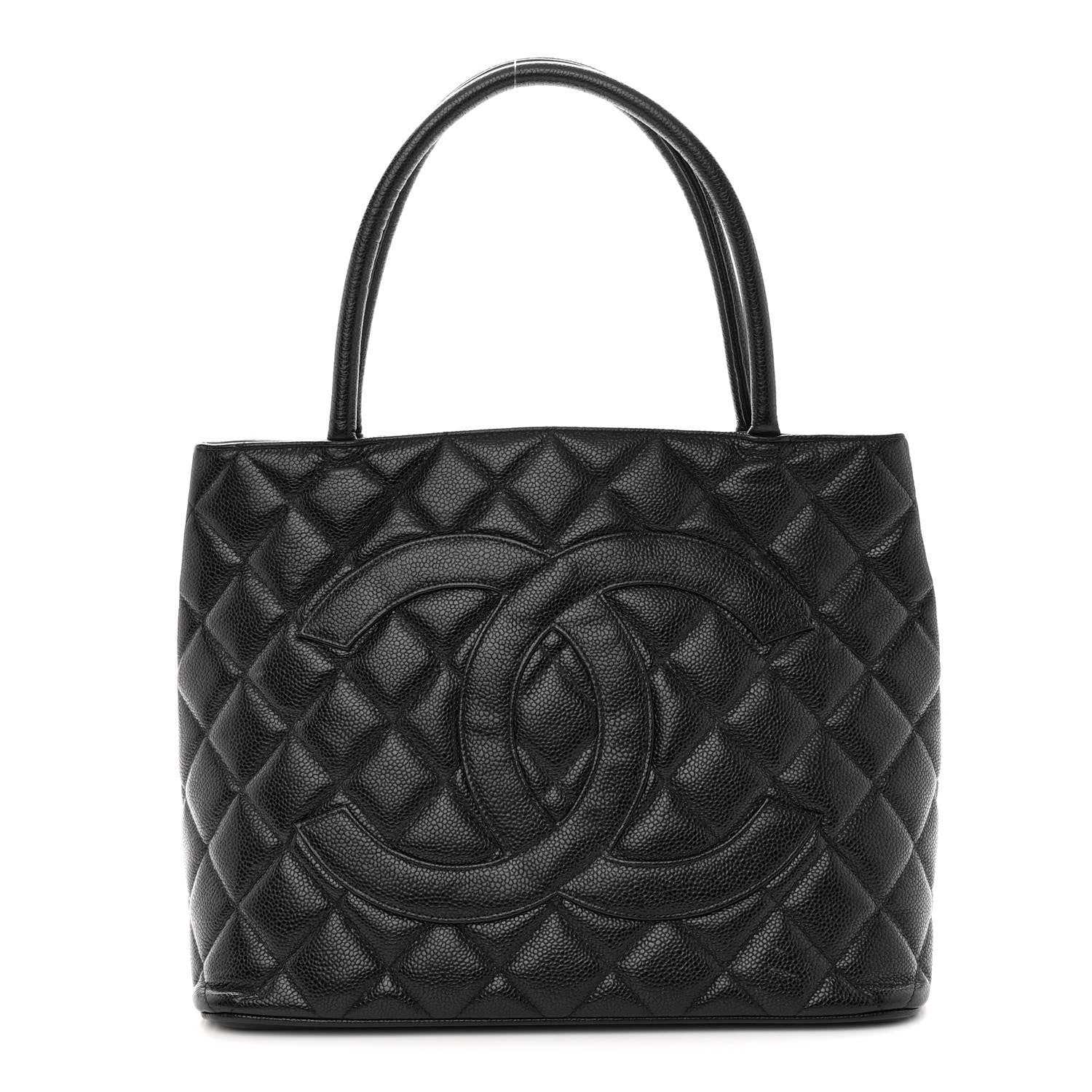 Chanel Caviar Quilted Medallion Tote Black 1 of 9