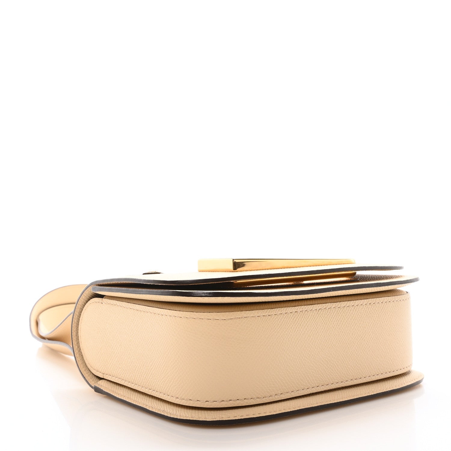 Delvaux Alpina Calfskin Lingot Crossbody Dune 4 of 10