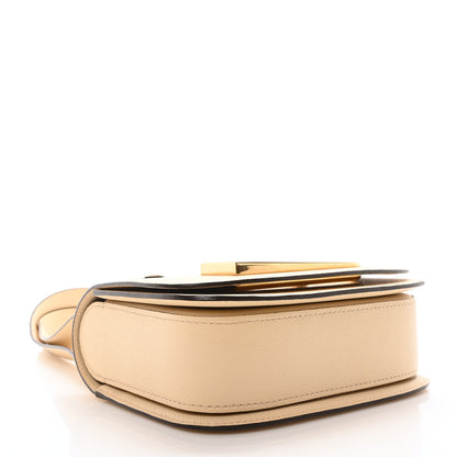 Delvaux Alpina Calfskin Lingot Crossbody Dune 4 of 10