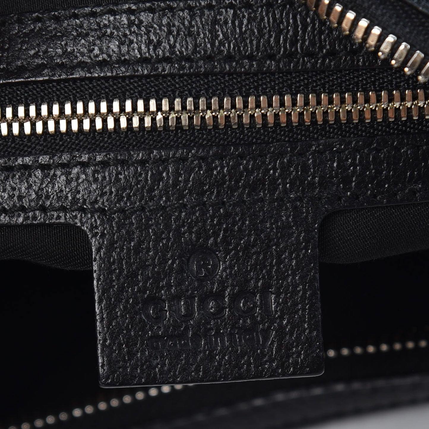 Monogram Bamboo Horsebit Hobo Black