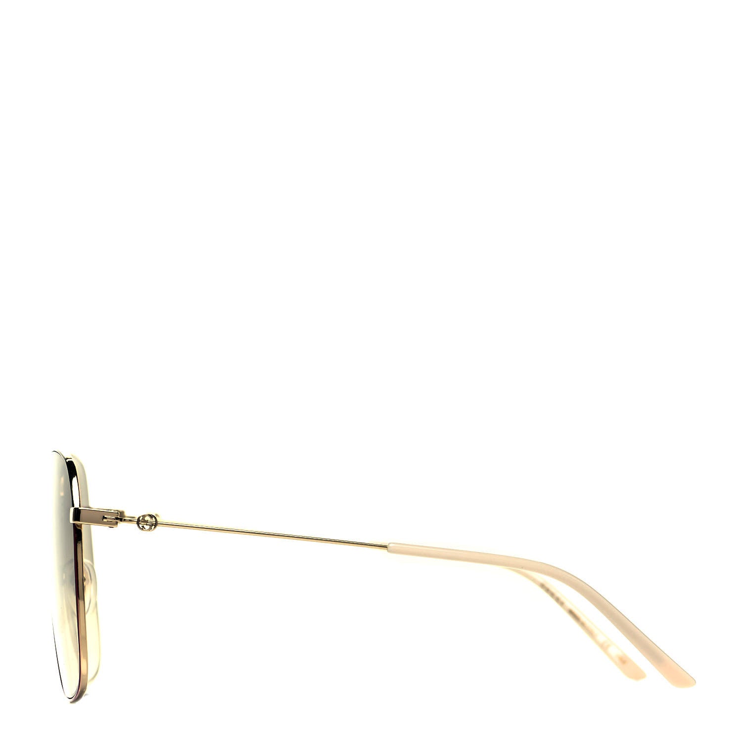 Gucci Web Rectangular Frame Interlocking G Sunglasses GG0394S Green Red 3 of 6