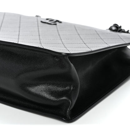 Chanel Caviar Quilted My Everything Large Shopping Tote Black 10 of 10