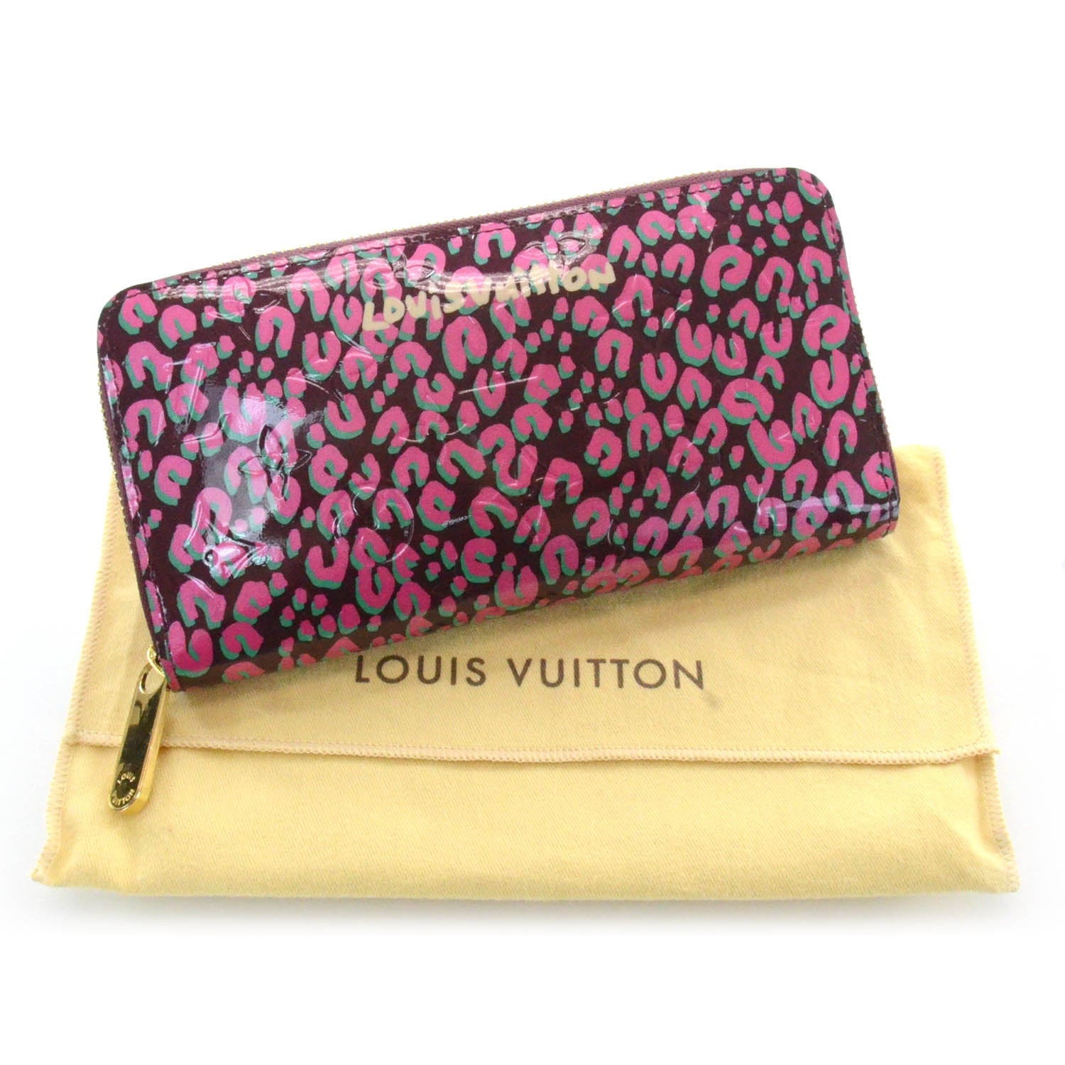 Louis Vuitton Leopard Zippy Wallet Rouge Fauviste 8 of 8