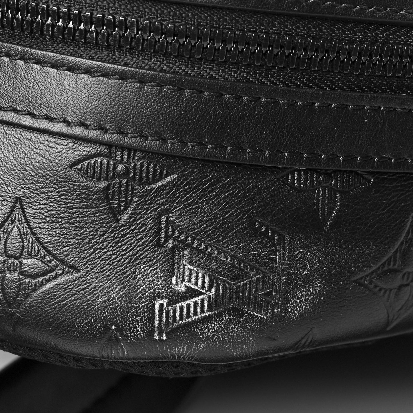Calfskin Monogram Shadow Sprinter Backpack Black
