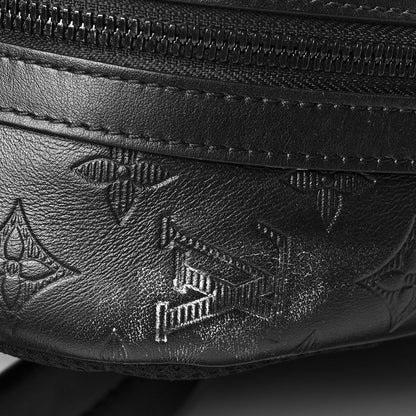 Louis Vuitton Calfskin Monogram Shadow Sprinter Backpack Black 14 of 15