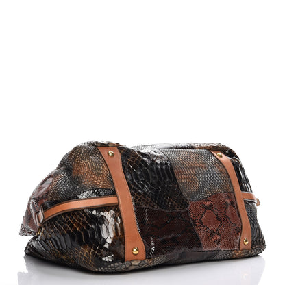 Prada Python Patch Shopper Tote 4 of 14