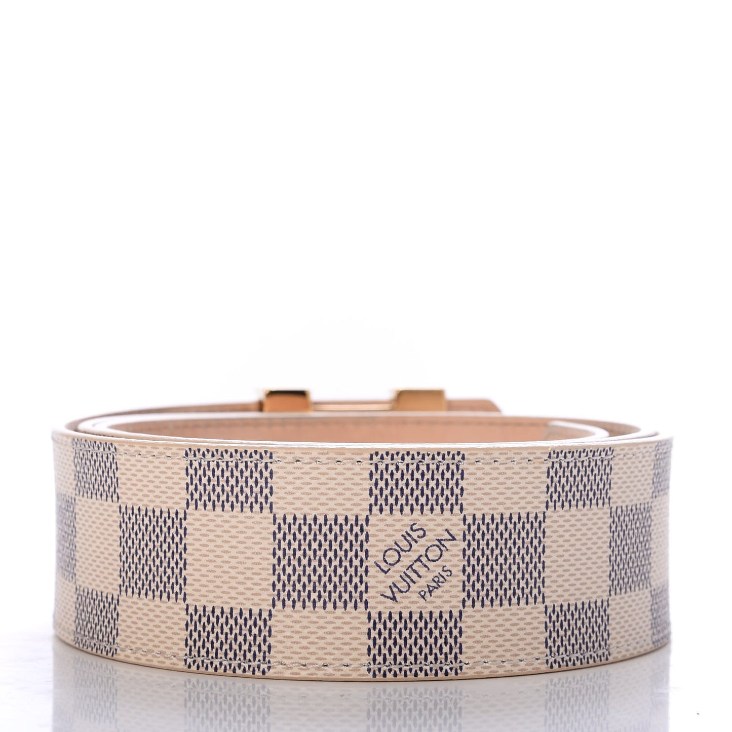 Damier Azur LV Initiales Belt 90 36