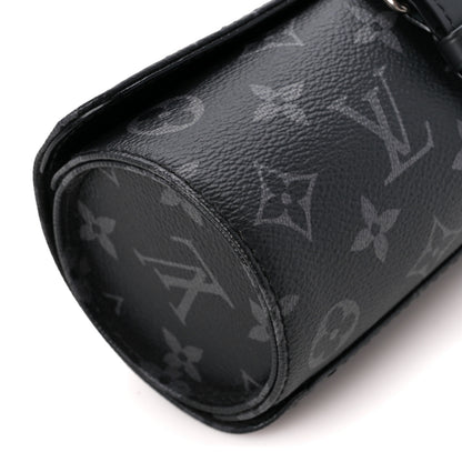 Louis Vuitton Monogram Eclipse 3 Watch Travel Case 9 of 10