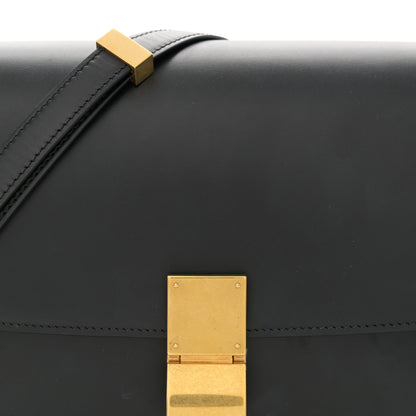 Celine Box Calfskin Medium Classic Box Flap Bag Black 8 of 13