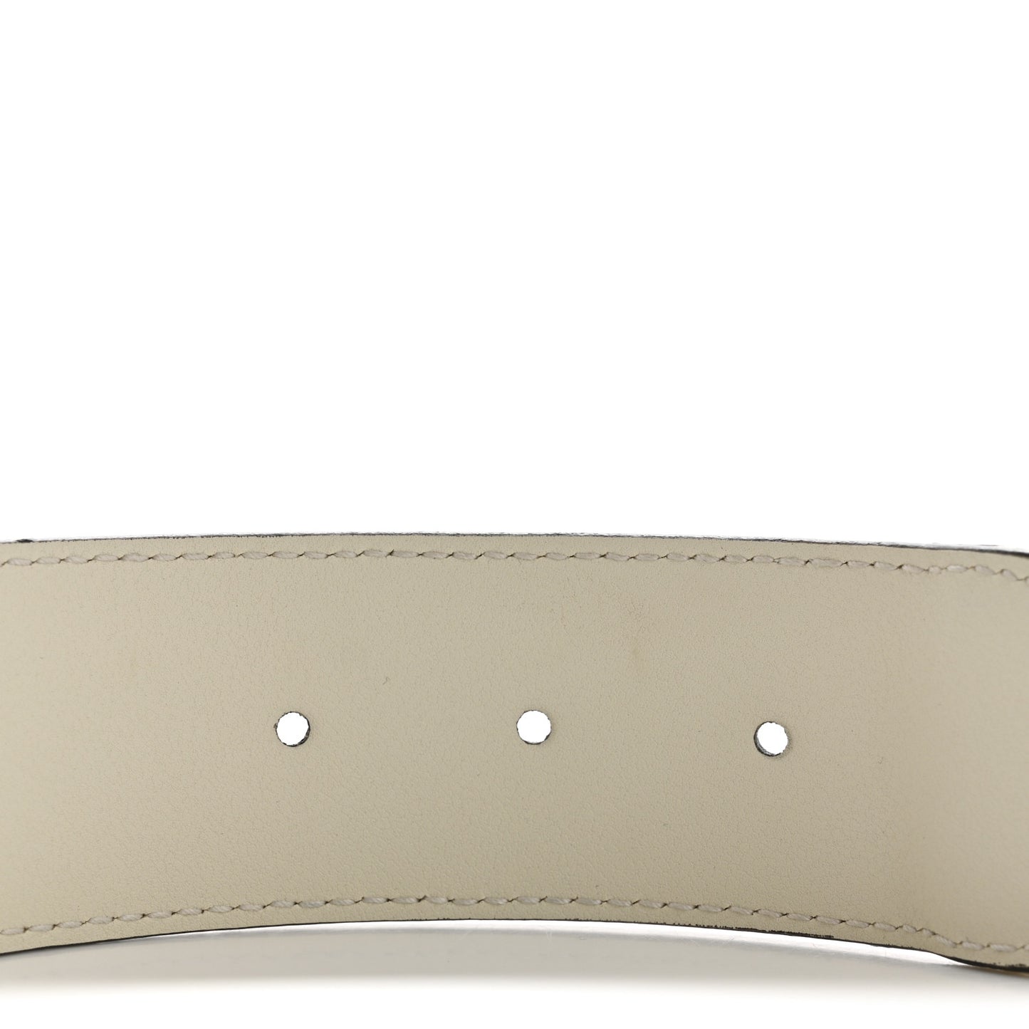 Nylon Calfskin Sylvie Web Double G 40mm Belt 85 34 Mystic White Hibiscus Red Maritime