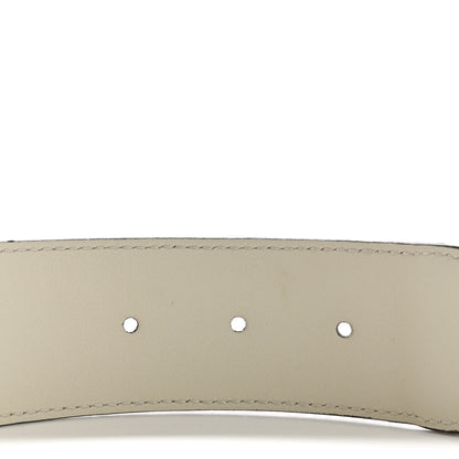 Gucci Nylon Calfskin Sylvie Web Double G 40mm Belt 85 34 Mystic White Hibiscus Red Maritime 4 of 8