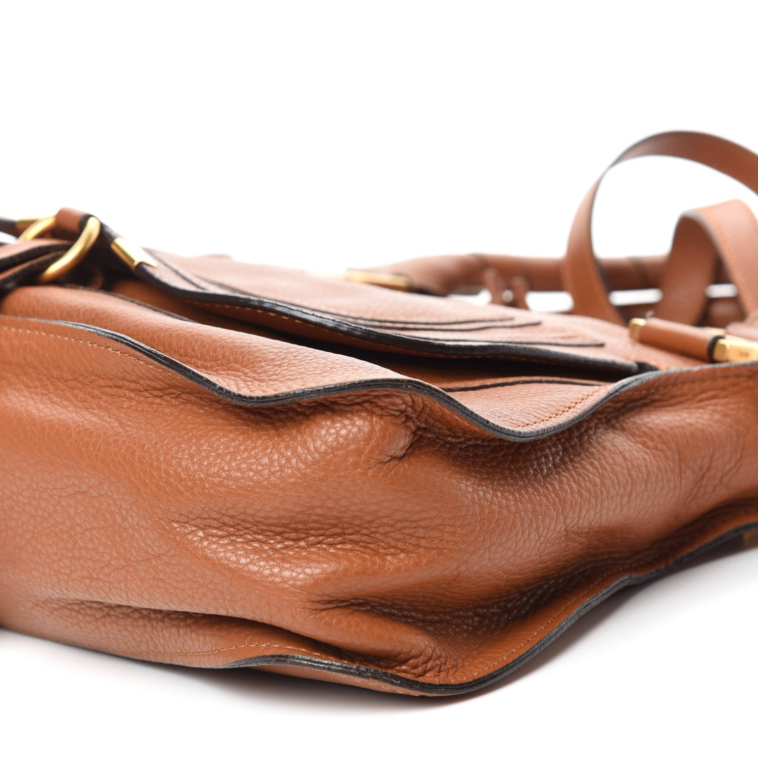 Chloe Calfskin Medium Marcie Satchel Tan 7 of 10