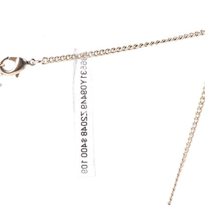 Chanel Pearl CC Pendant Necklace Gold 5 of 6