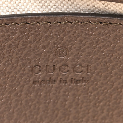 Gucci GG Supreme Monogram Textured Dollar Calfskin Web Small Ophidia GG Handbag Beige Ebony New Acero 6 of 11
