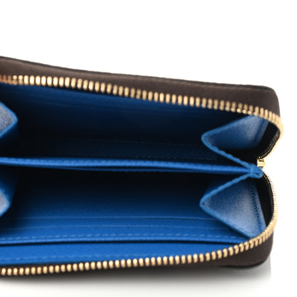 Louis Vuitton Damier Ebene 2019 Christmas Animation Zippy Coin Purse Blue 5 of 7