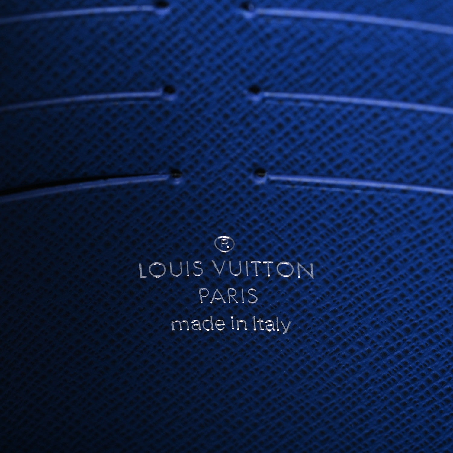 Louis Vuitton Monogram Eclipse Pochette Voyage MM Pacific Blue 6 of 9
