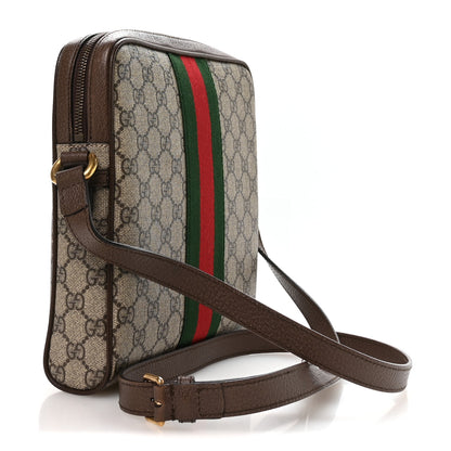 Gucci GG Supreme Monogram Web Small Ophidia Messenger Bag Brown 3 of 11