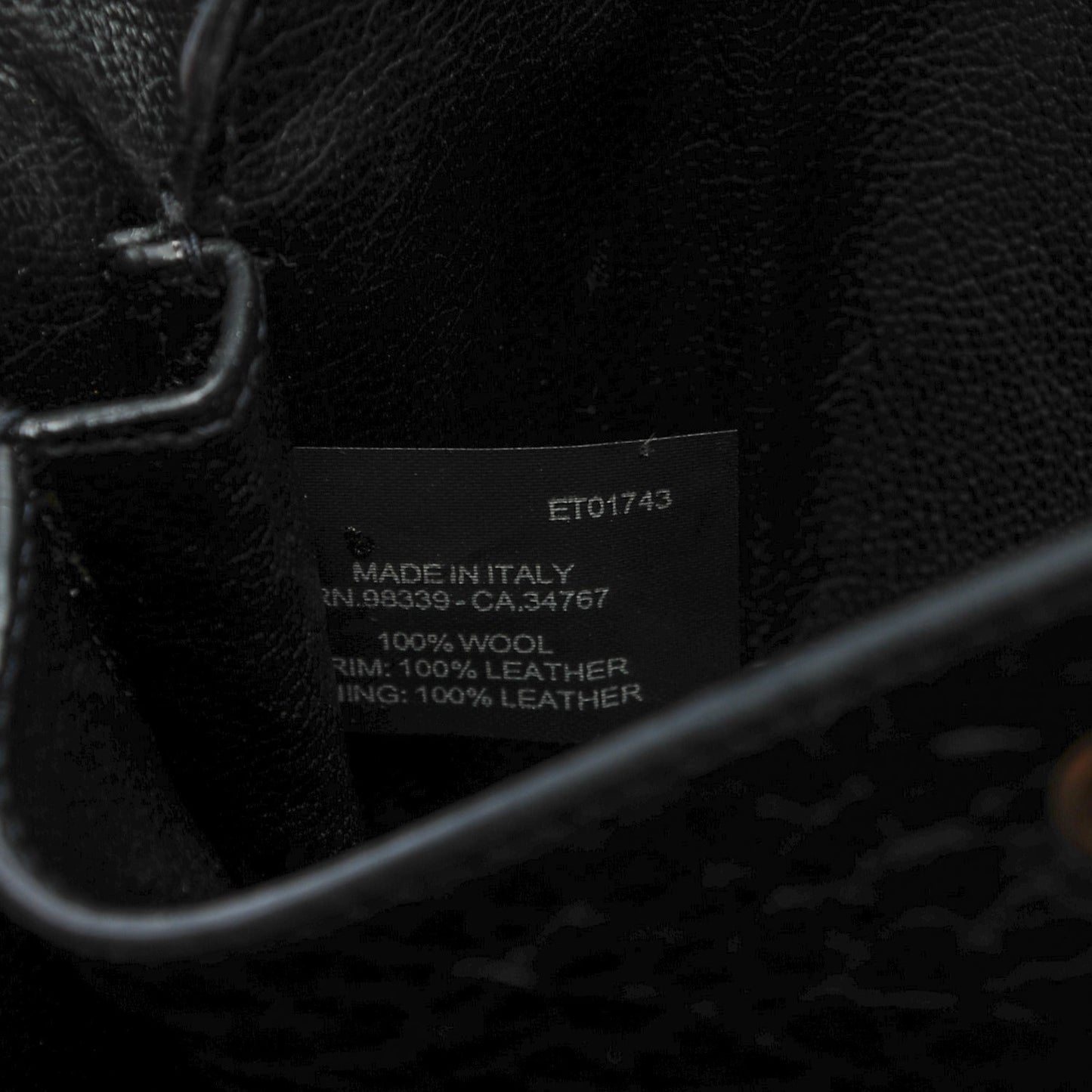 Tweed Sound Shoulder Bag Black
