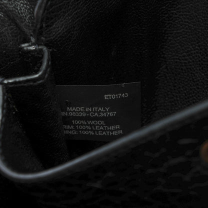 Prada Tweed Sound Shoulder Bag Black 7 of 9