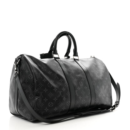 Louis Vuitton Monogram Eclipse Keepall Bandouliere 45 2 of 9