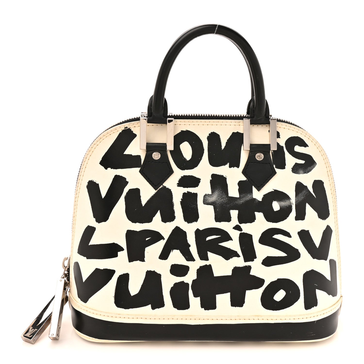 Louis Vuitton Graffiti Alma MM Black 1 of 14
