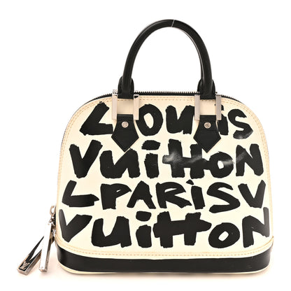 Louis Vuitton Graffiti Alma MM Black 1 of 14