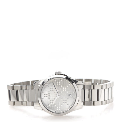 Gucci Stainless Steel 27mm G-Timeless Diamante Quartz Watch 3 of 6
